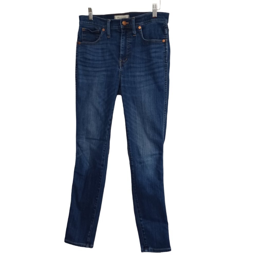 Madewell Jeans 10" High-Rise Skinny  in Danny Wash‎ Denim Womens 28